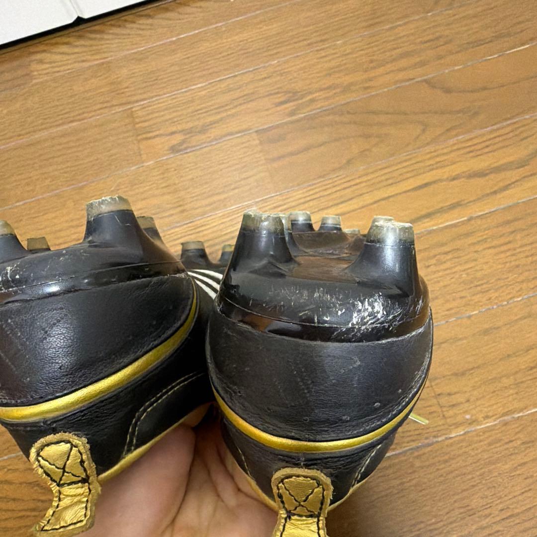 adidas サッカー ブラック/ホワイト/ゴールド adipure FG