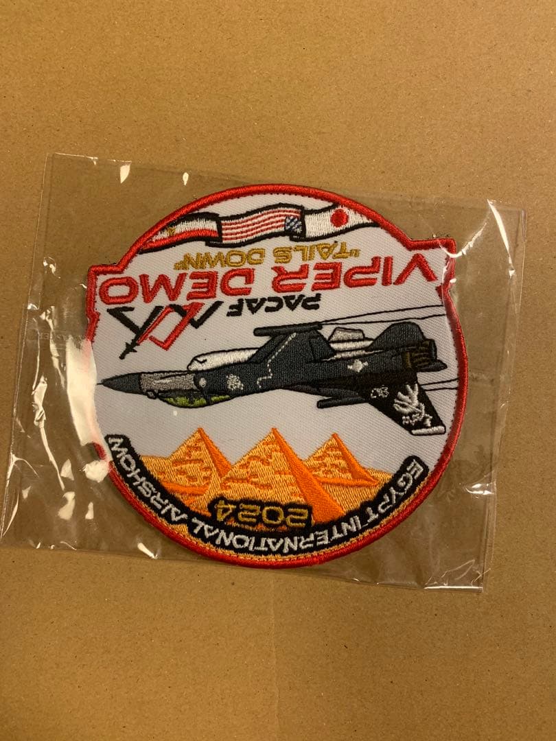【限定品】三沢航空祭2024  PACAF  F-16デモチームワッペン