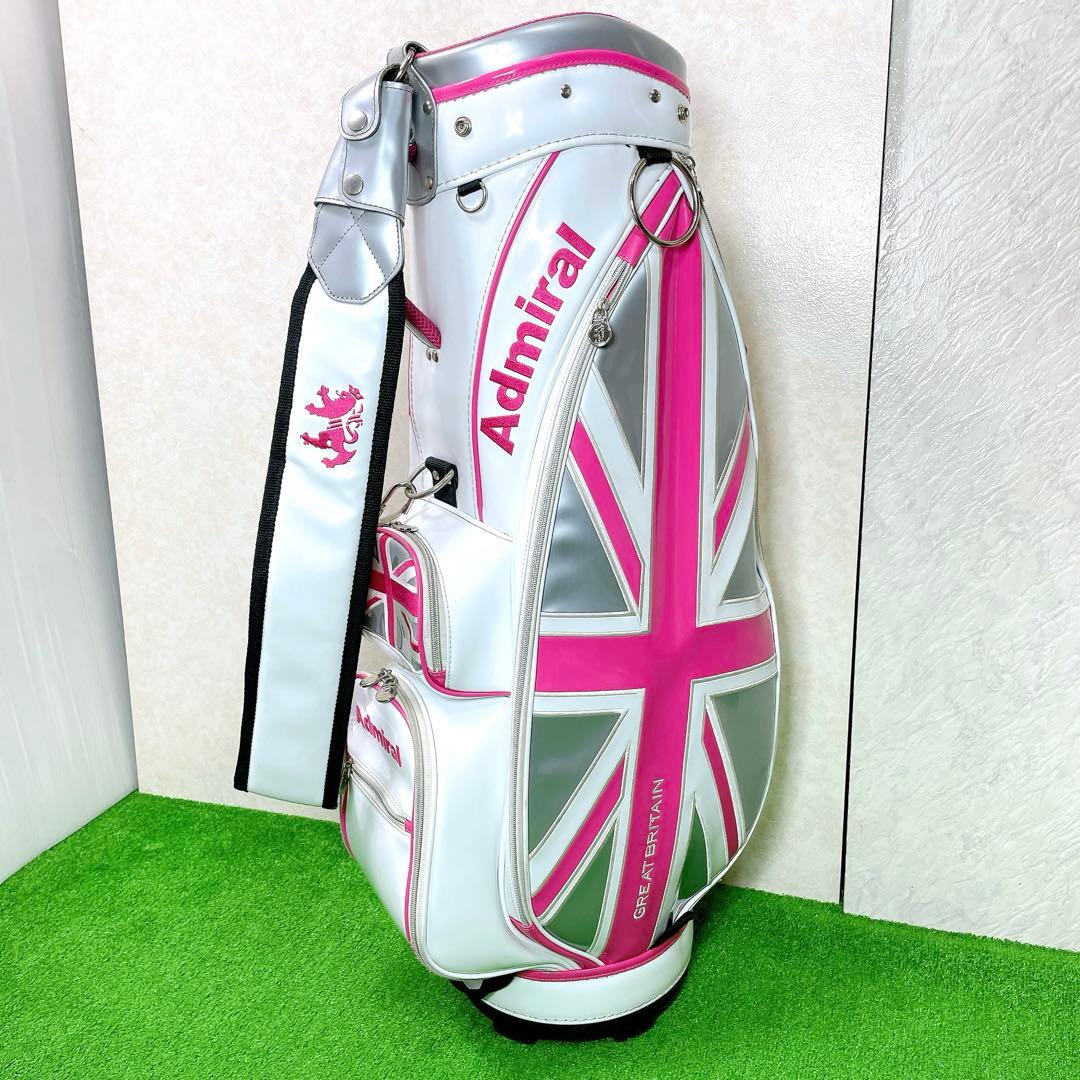 美品！Admiral アドミラル キャディバッグ かわいい ピンク