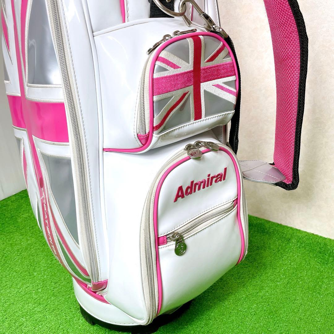 美品！Admiral アドミラル キャディバッグ かわいい ピンク