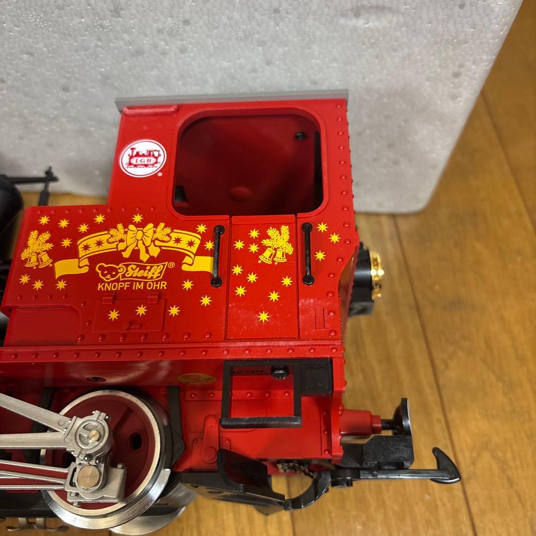 L.G.B 機関車　シュタイフ　サンタ　テディベア　レア　希少　クリスマス　現状