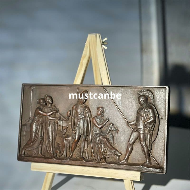 レリーフ芸術ギリシャローマ題材人物家庭装飾歴史美術教具 装飾品 現代工芸品 置物