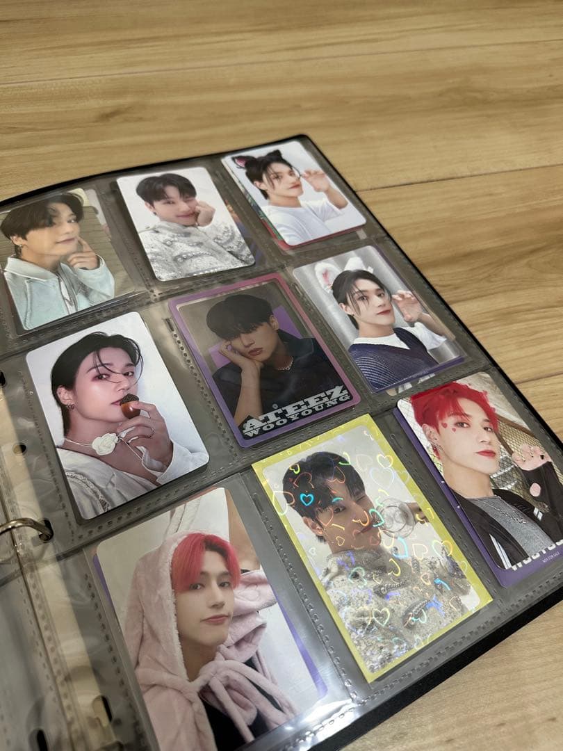 ATEEZ フォトカード バインダーセット　ウヨン　WOOYOUNG