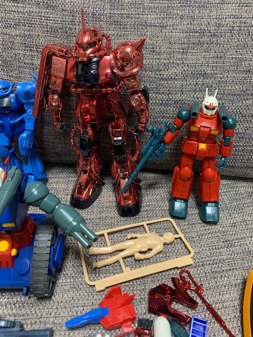 ガンダム　MG ザクⅡ コーティングバージョン MS-14 ゲルググ　5体まとめ