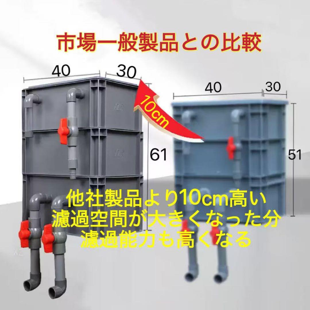 45w水中ポンプ付き 水槽用万能フィルター 外部式飼育濾過器装置　アクアリウム