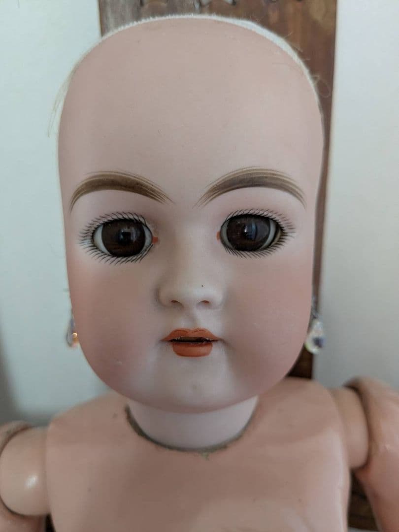 アンティークビスクドール　ドイツの子 ハンドベルク