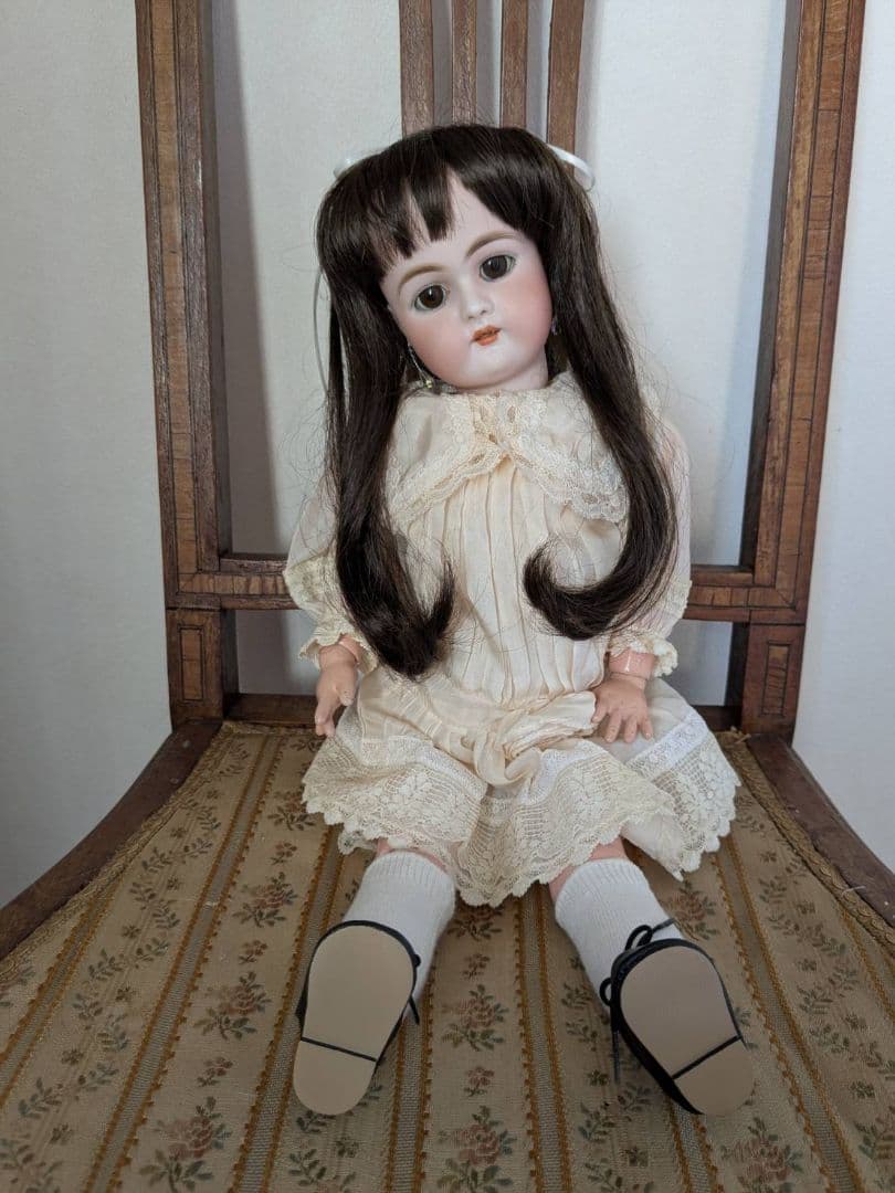 アンティークビスクドール　ドイツの子 ハンドベルク