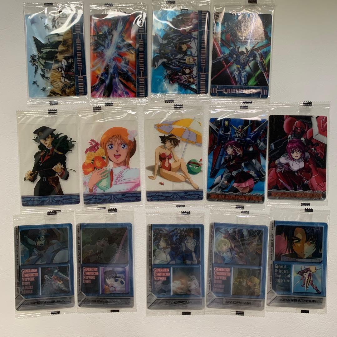 ガンダム　ウエハース　カード　森永　カガリ　ラクス　d