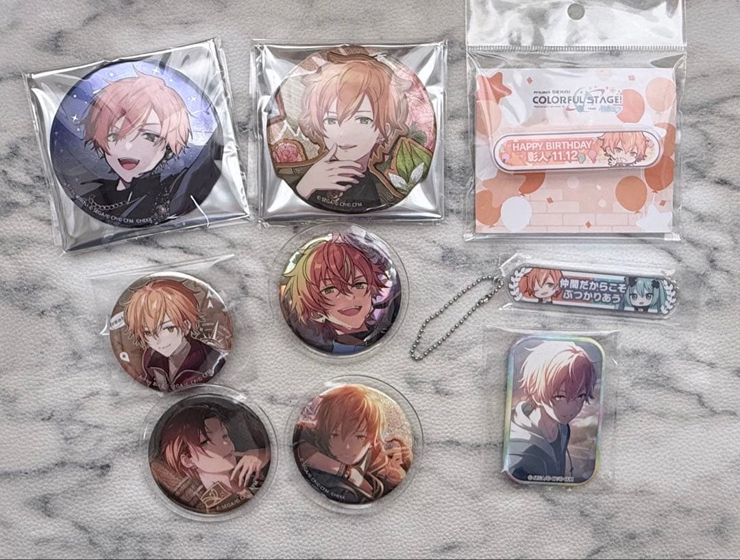 東雲彰人 アクスタ チェキ 缶バッジ