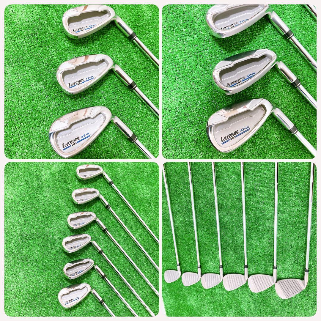 Larouge メンズ クラブセット 9本 右利き FLEX SR 美品 特価