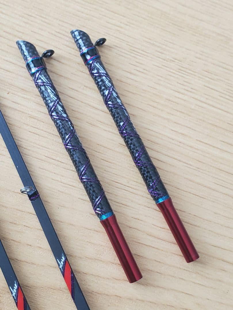 バリバス ワカサギ穂先MAX３２２HRX　延長アダプター７０㎜２本セット