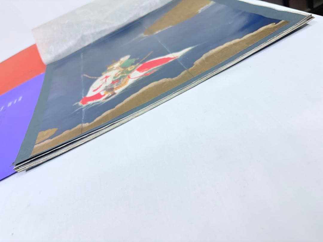 日本戦記物語画集 イラスト集 本 歴史 絵 英語