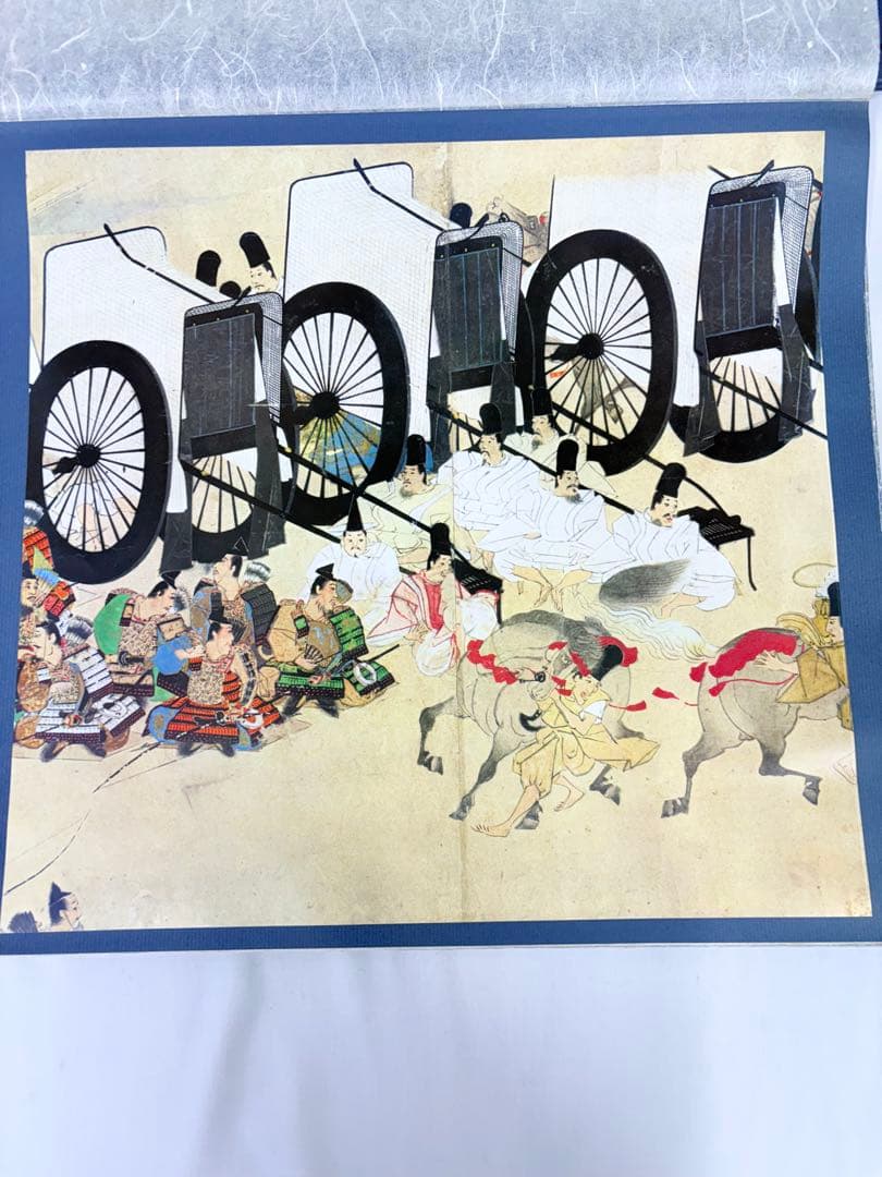 日本戦記物語画集 イラスト集 本 歴史 絵 英語