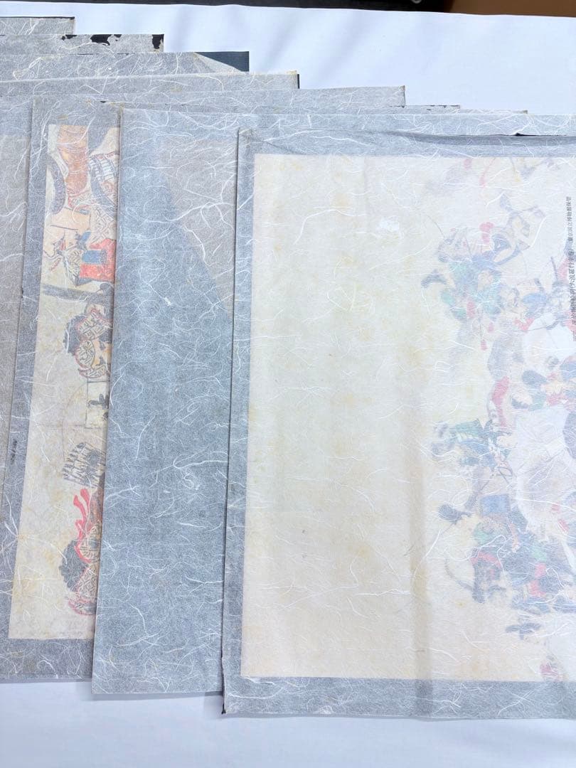 日本戦記物語画集 イラスト集 本 歴史 絵 英語