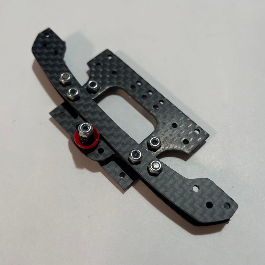 ミニ四駆　フロント段下げATスラダン　提灯　リアアンカー　社外カーボン3点セット