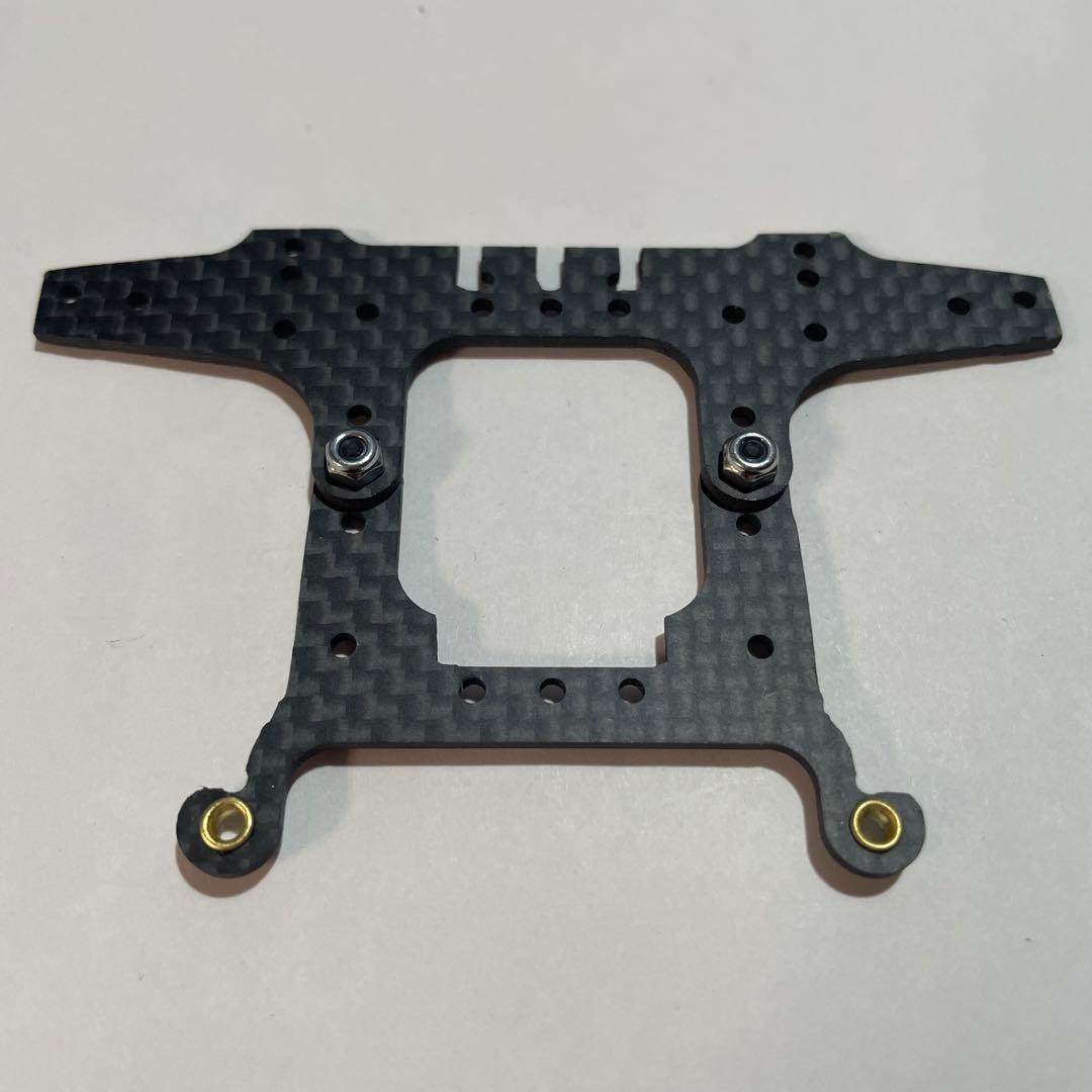 ミニ四駆　フロント段下げATスラダン　提灯　リアアンカー　社外カーボン3点セット