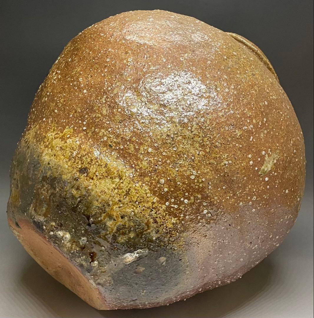 信楽焼　大壺　35cm 　落款あり　x81