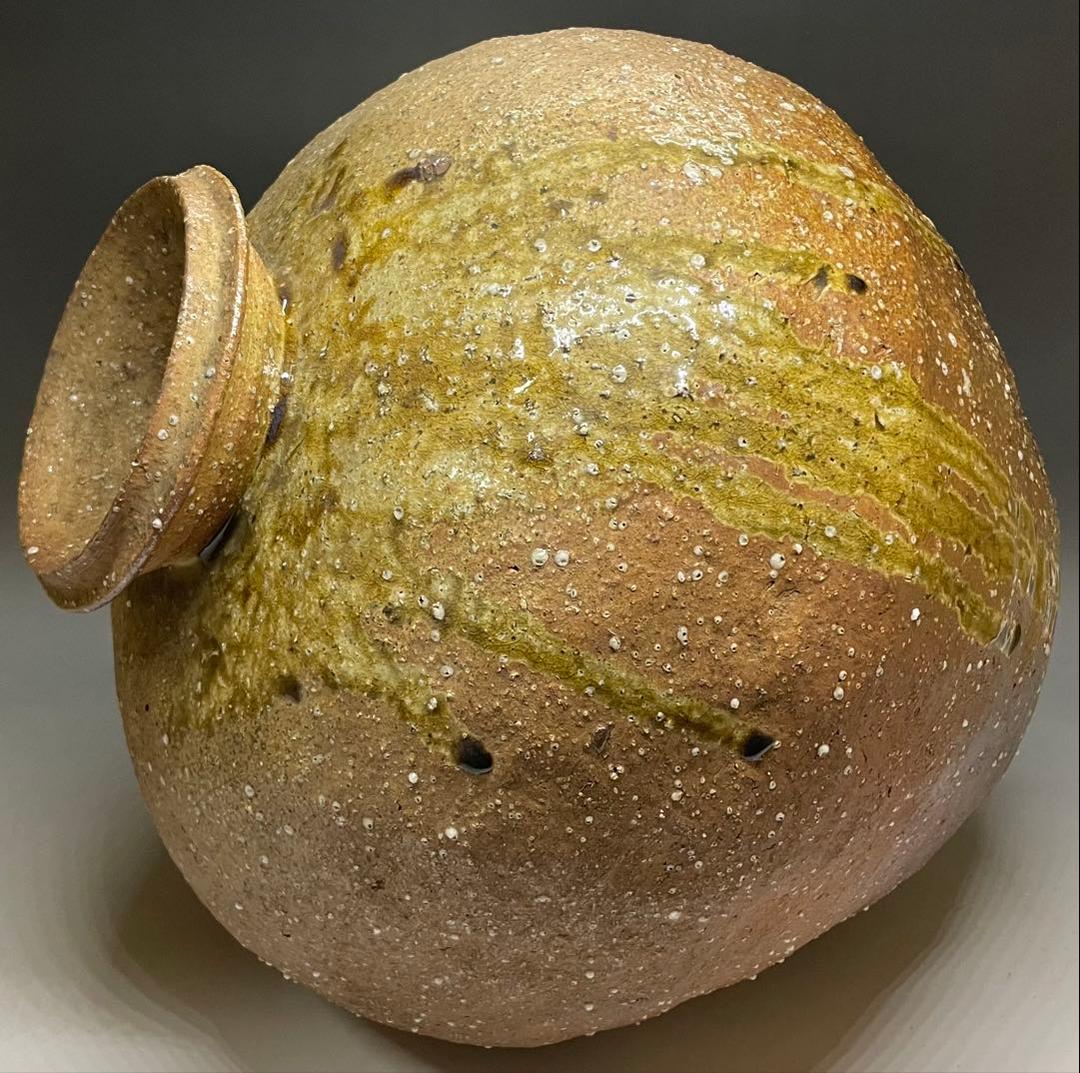 信楽焼　大壺　35cm 　落款あり　x81