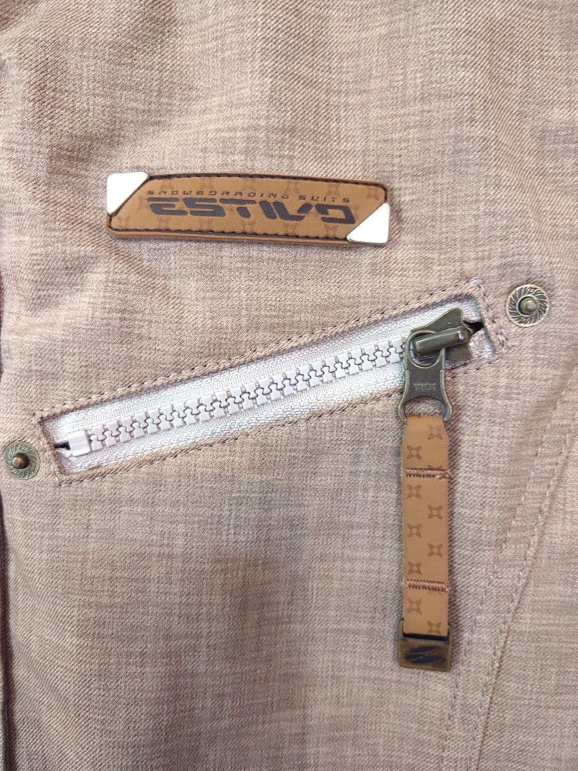 ESTIVO フード付きジャケット ベージュ パンツセット