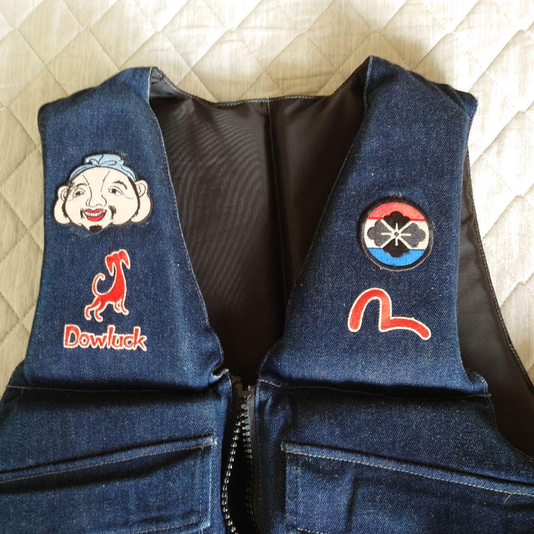 EVISU道楽 刺繍パッチ付きライフジャケット