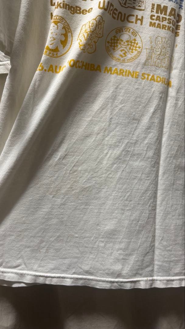Hi-STANDARD AIR JAM 2000 tシャツ　ホワイト　Lサイズ