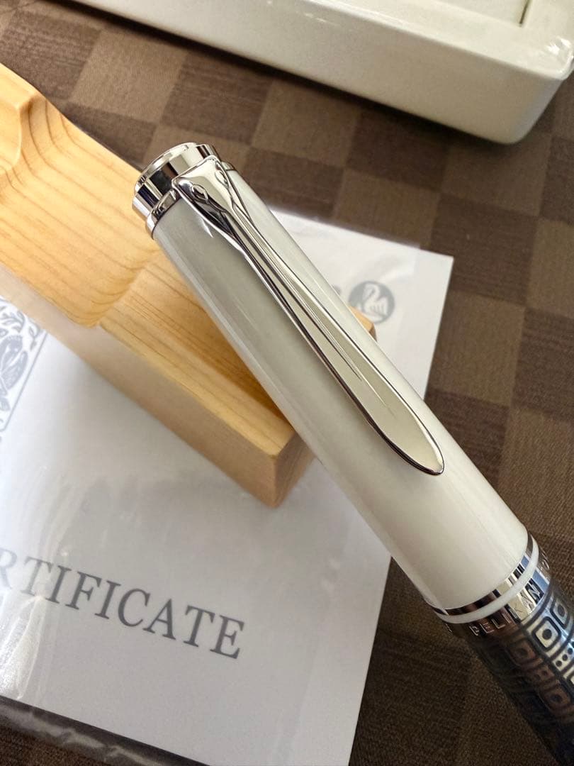 ペリカン万年筆M910スターリングシルバー、M800サイズ