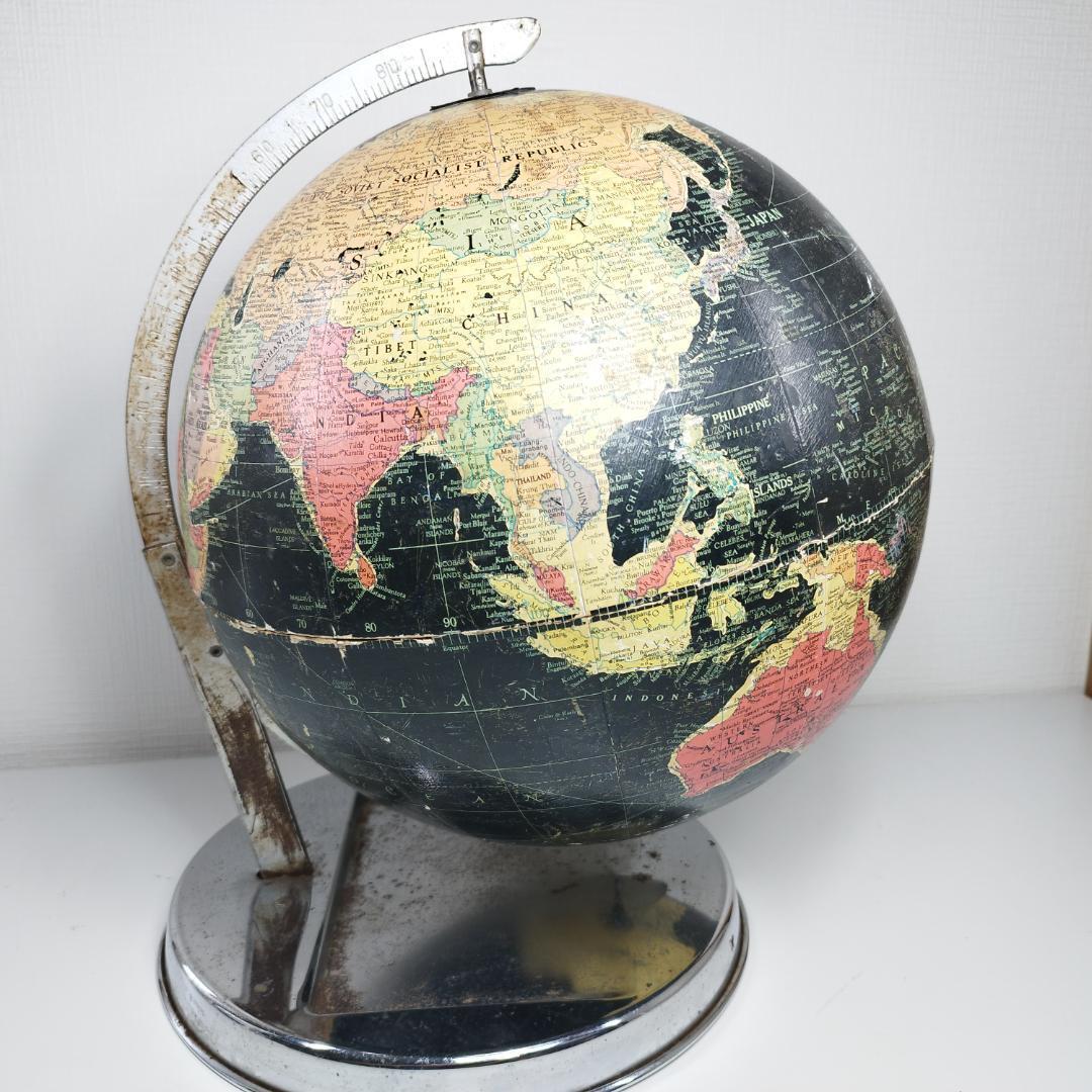 90年以前 リプルーグル 地球儀 ブラックオーシャン レプログル アメ hS0b