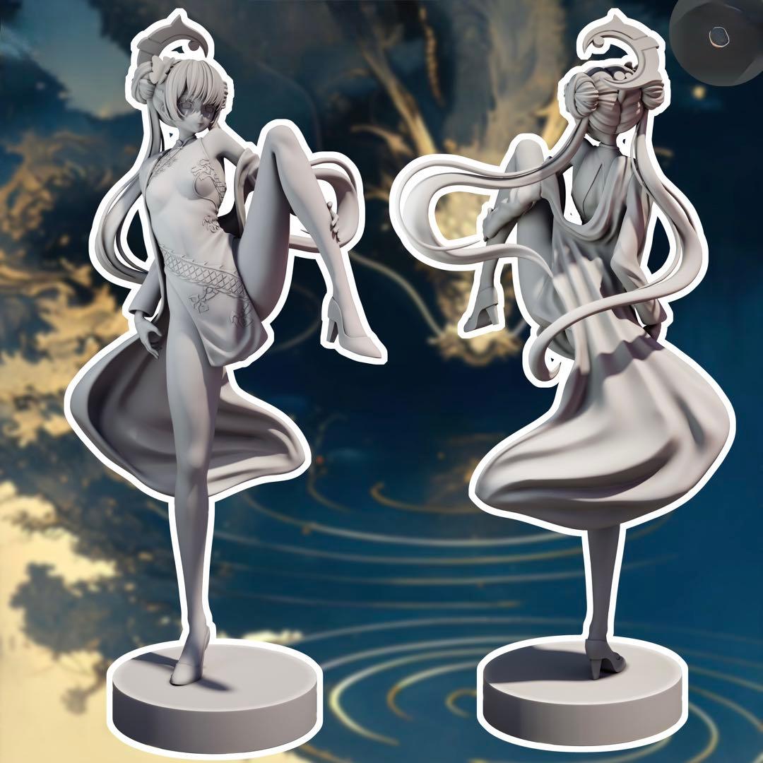 ブルーアーカイブ　美少女　竜華キサキ　ブルアカ　ガレージキット　1/7