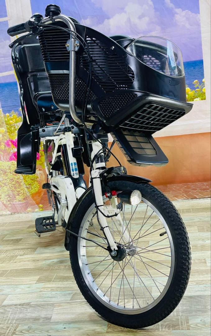 せい パナソニックギュット⭐️12AH！子供乗せ電動アシスト自転Y2998