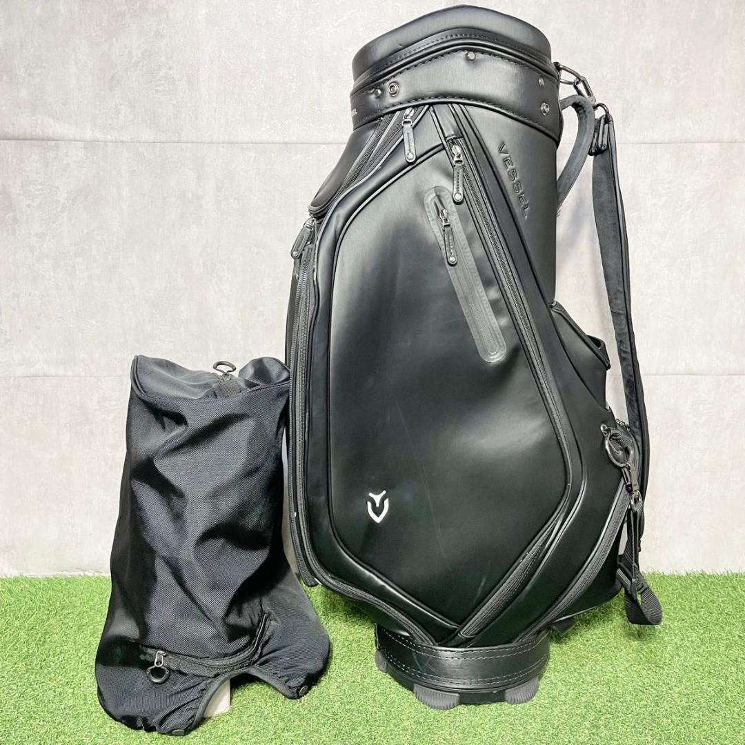 ベゼル VESSEL PRODIGY キャディバッグ ゴルフバッグ ブラック