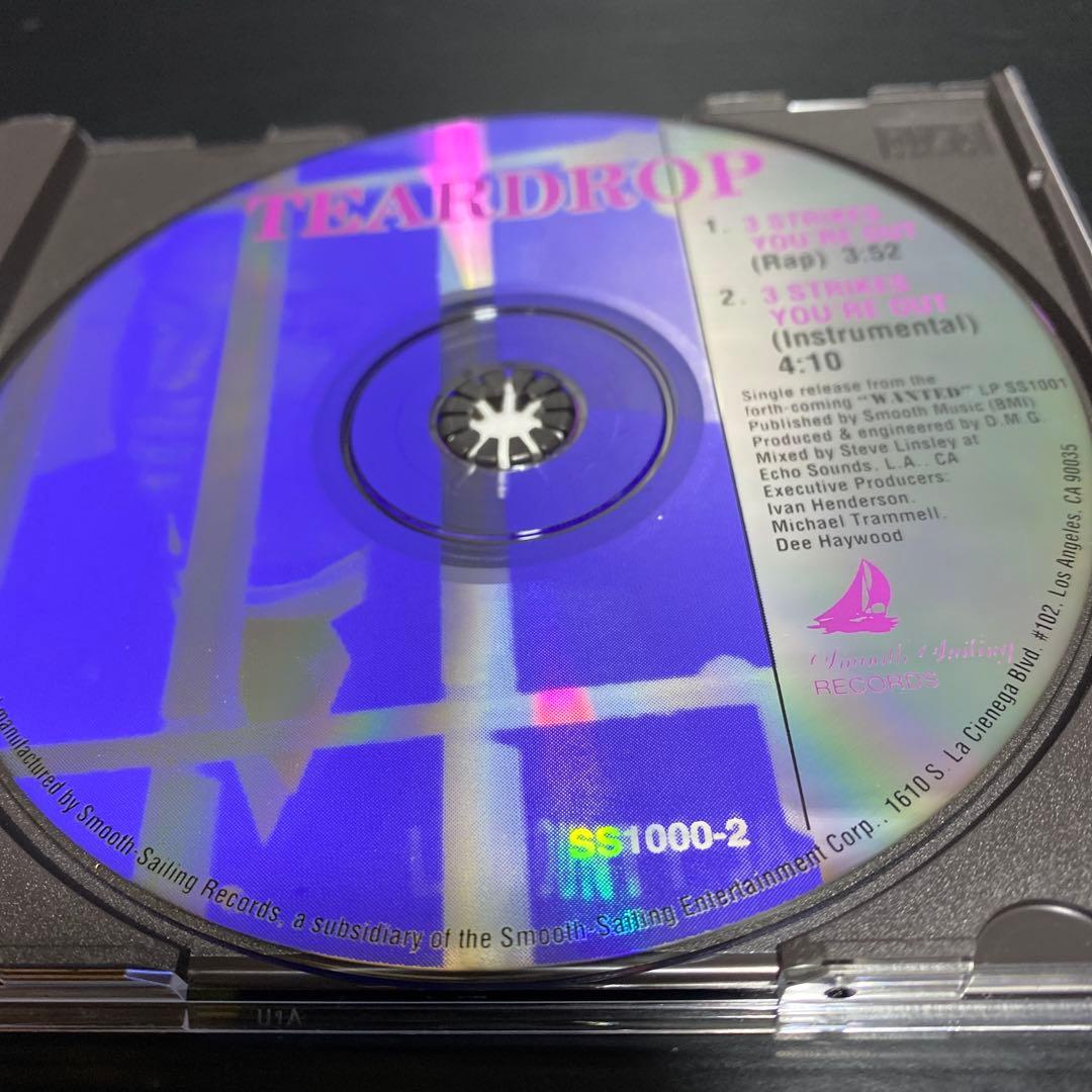 洋楽 TEARDROP/3 STRIKES YOU'RE OUT/G-RAP