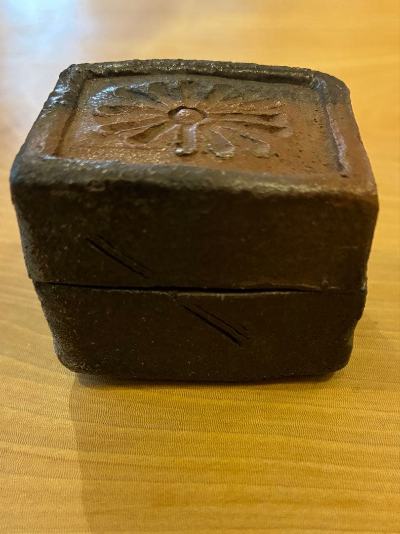 香合 茶道具 古美術 年代物 書付