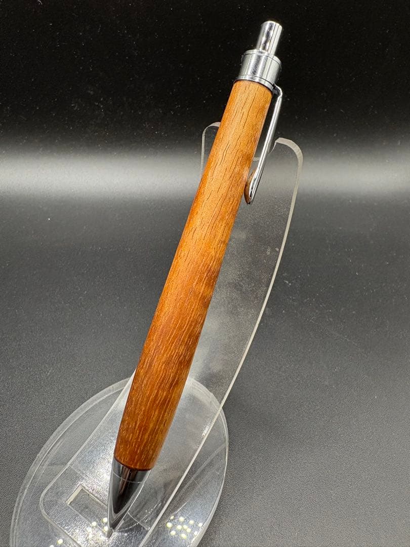 557特上　ハワイアンカーリーコア　木軸シャーペン ボールペン