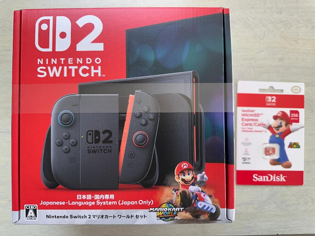 Nintendo Switch 本体 + 256GB microSDカード