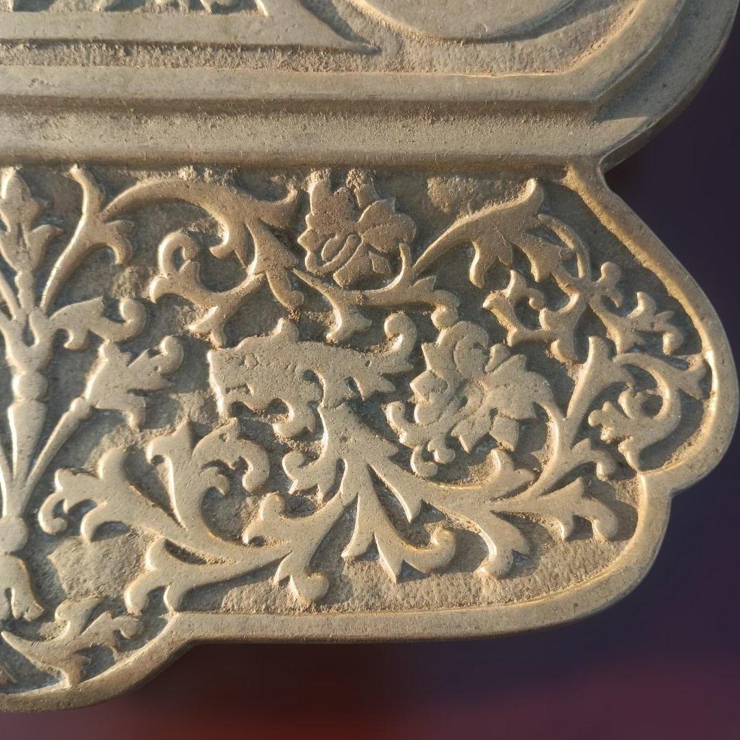 ６０９５）ヴィンテージ　鋳鉄製のインク壺