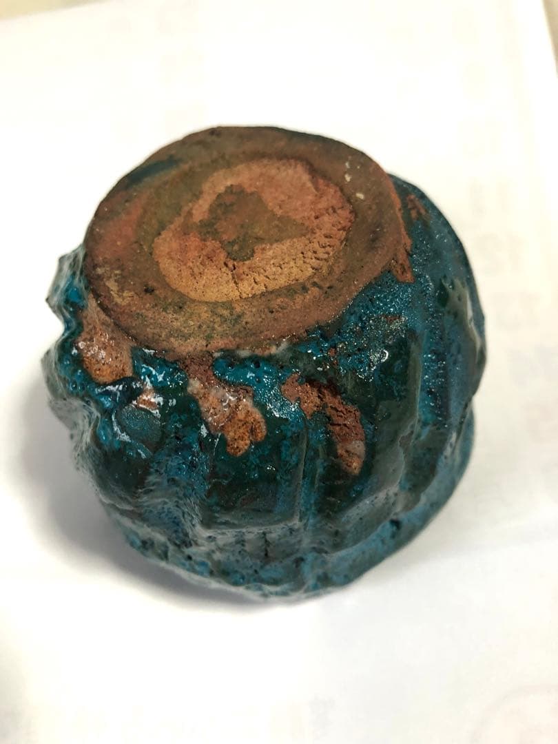 いい仕事していますよ、藍色で有名な陶芸家さんのぐい呑み