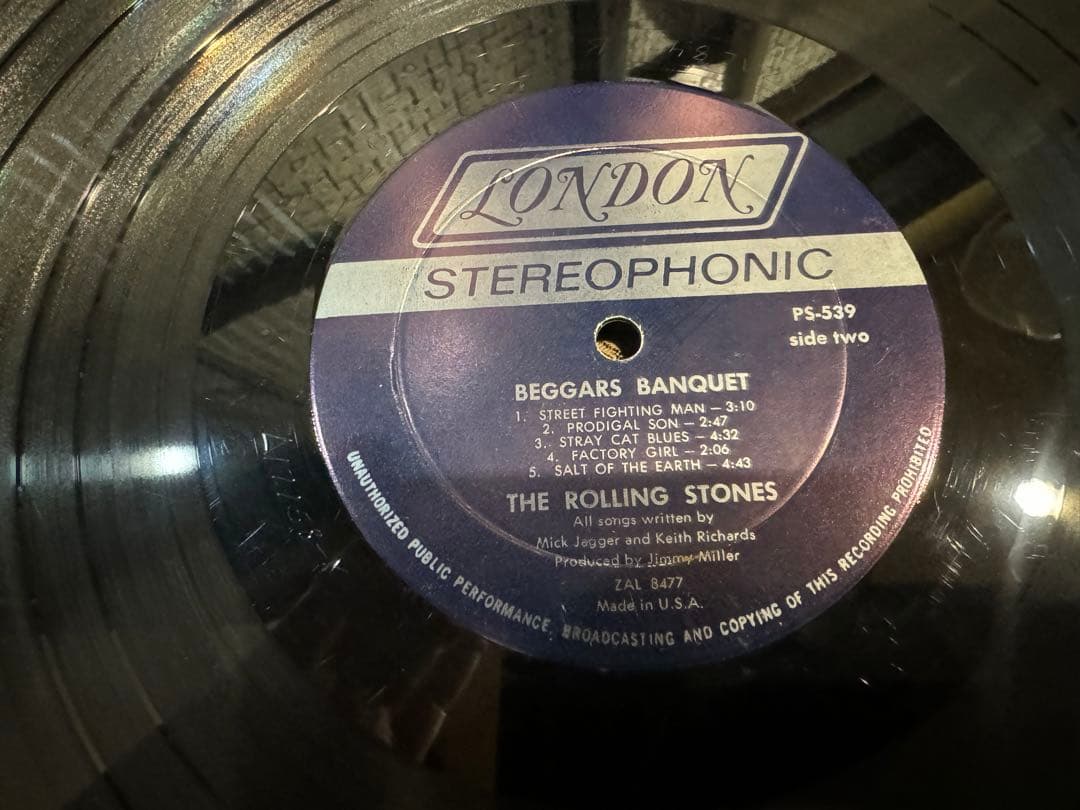 Rolling Stones Beggars Banquet レコード