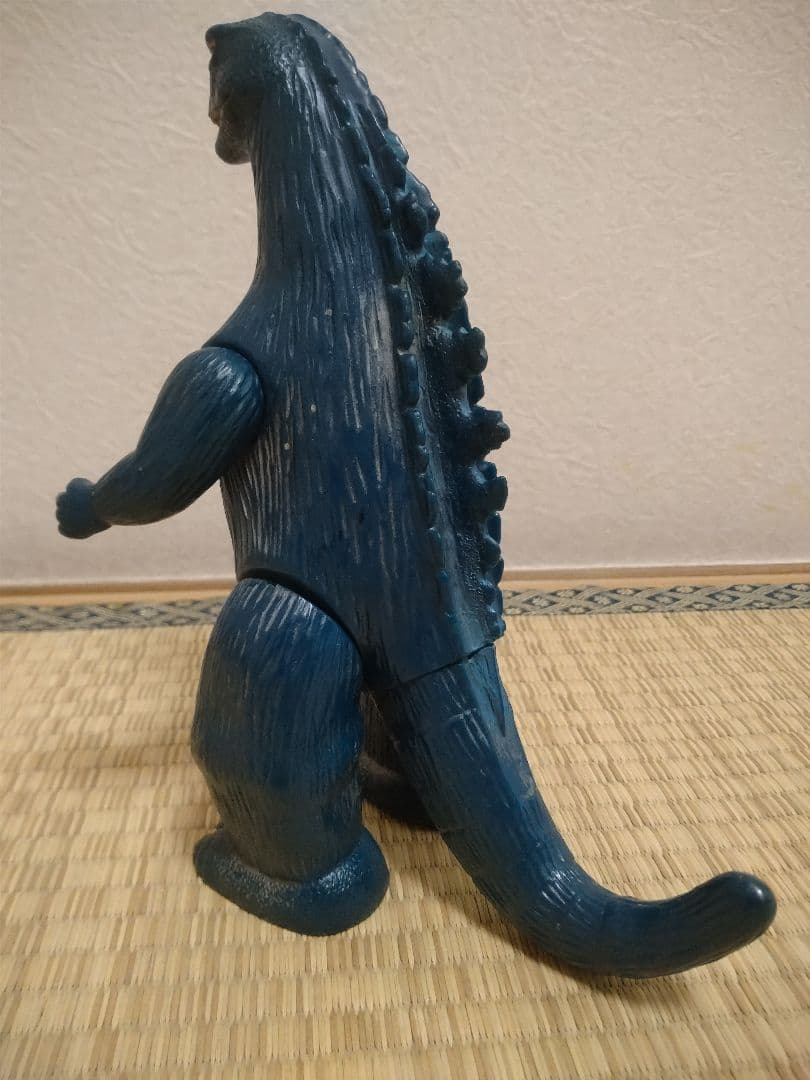 マルサン　ソフビ　ゴジラ　当時物　両足刻印　ブルマァク　東宝