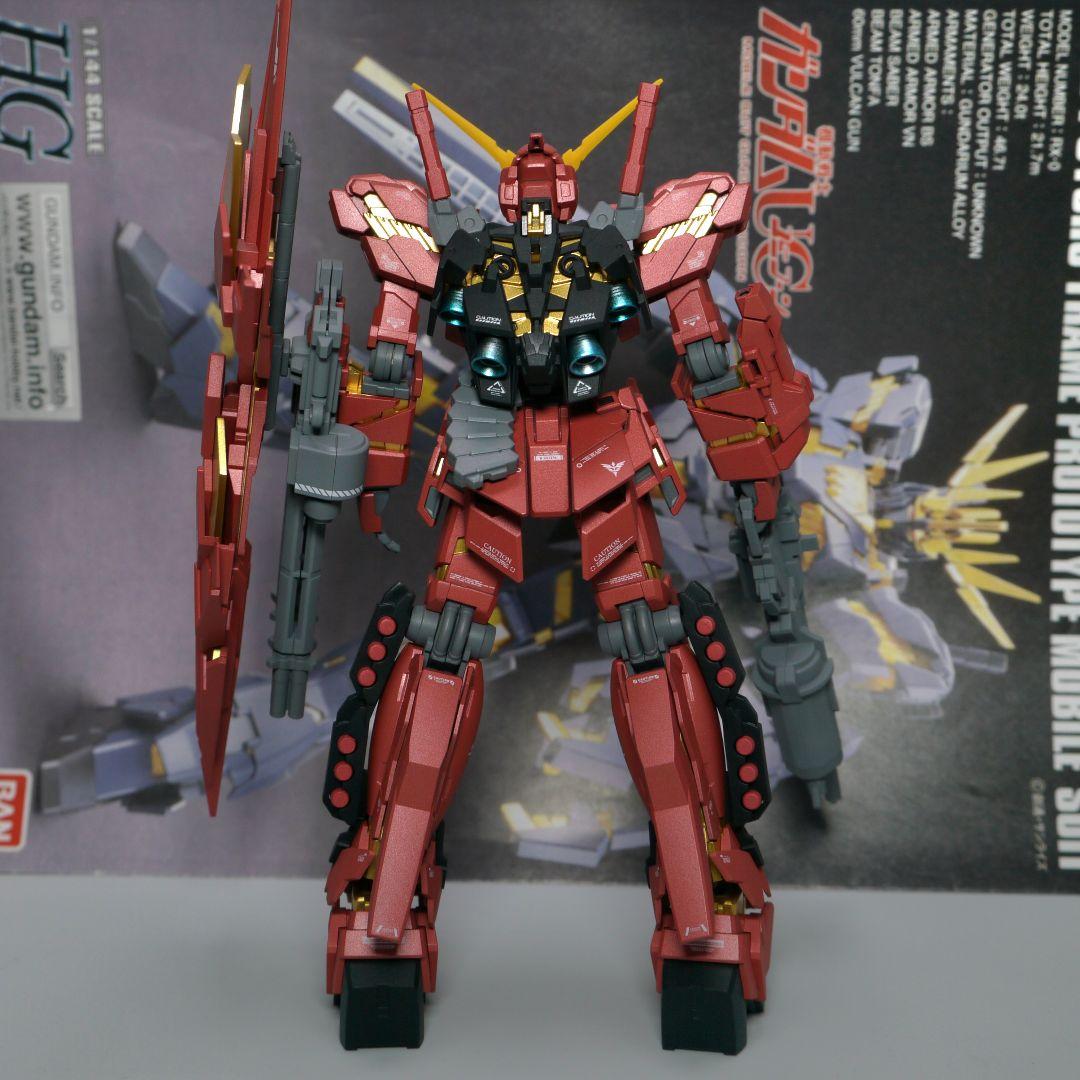 HGUC ユニコーンガンダム 塗装 完成品 バンダイ ガンプラ 1/144