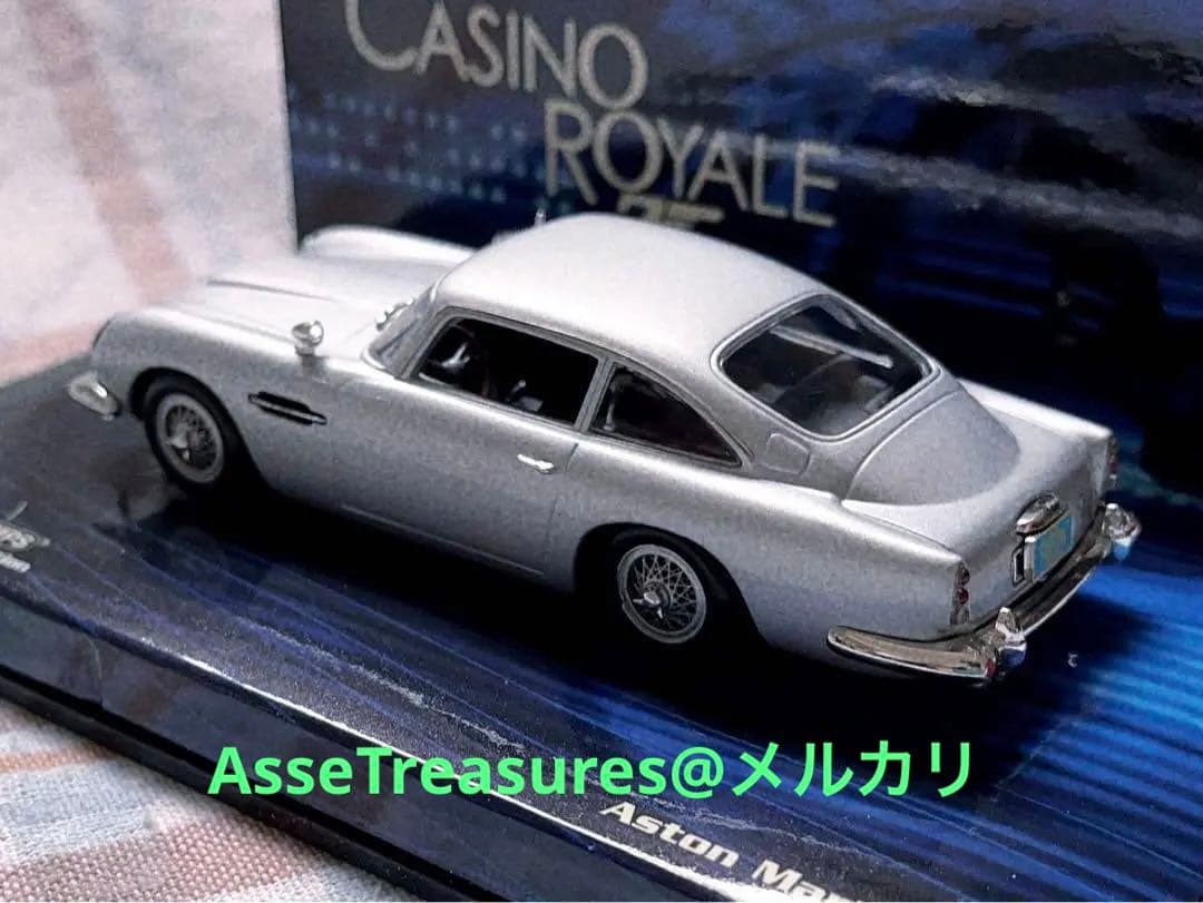 未使用 美品 ミニチャンプス ボンドカー 1/43 アストンマーチン DB5