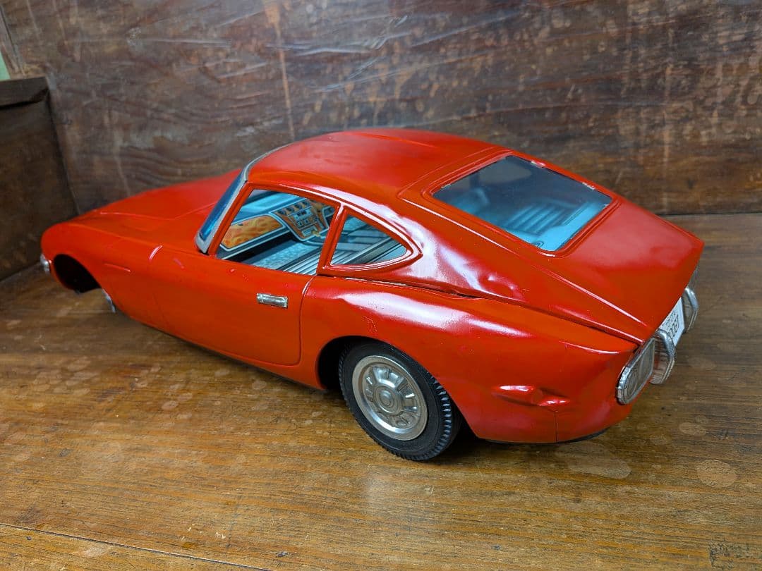 特大★古いブリキ★野村トーイ★トヨタ2000GT★全長48cm★USED