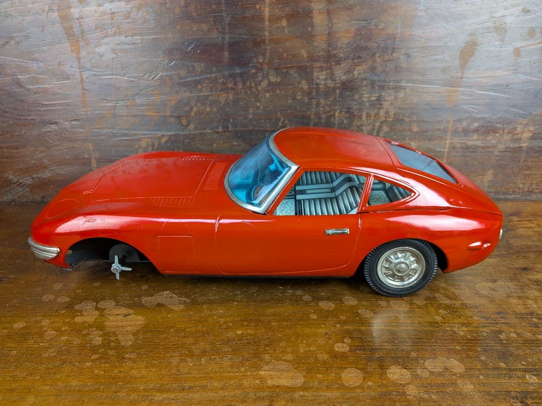 特大★古いブリキ★野村トーイ★トヨタ2000GT★全長48cm★USED