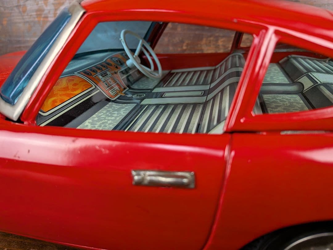 特大★古いブリキ★野村トーイ★トヨタ2000GT★全長48cm★USED