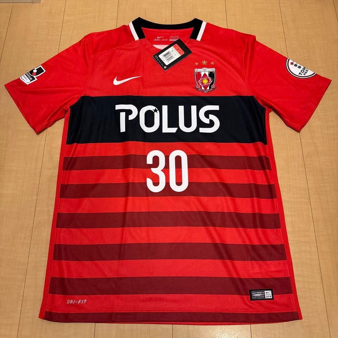 新品 興梠慎三 浦和レッズ 2016 J1通算100ゴール達成記念 ユニフォーム