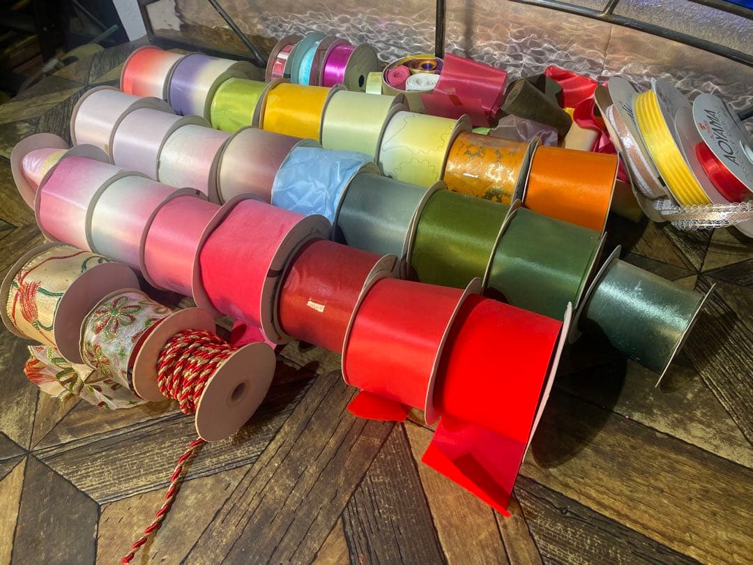 ふ*ー様 未使用 青山リボン 大量 セット まとめ売り まとめて 資材 ラッピン