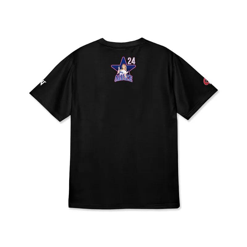 2026　WBC　24　秀秀子　エミリー　応援　Tシャツ　ブラック