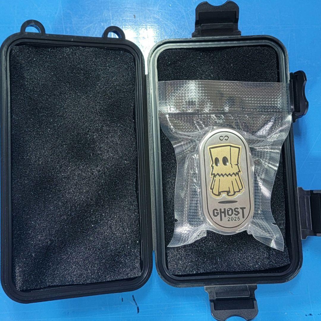 新品 レア色シルバー フィジェットトイ 音叉 ゴースト 2.0 EDC Ghos