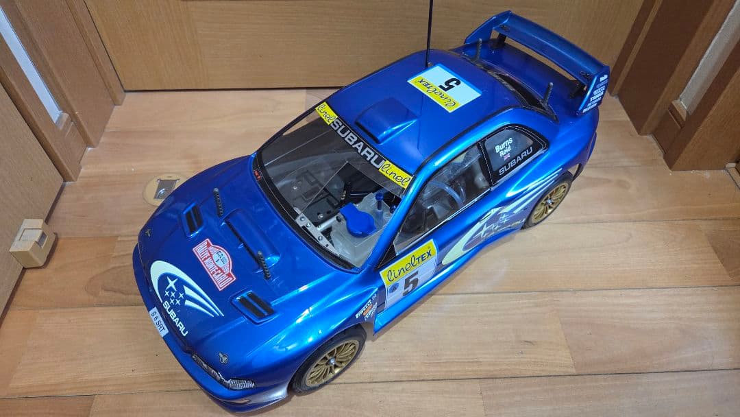 タミヤ ラジコン TGX エンジンカー 貴重なラリー仕様 インプレッサ