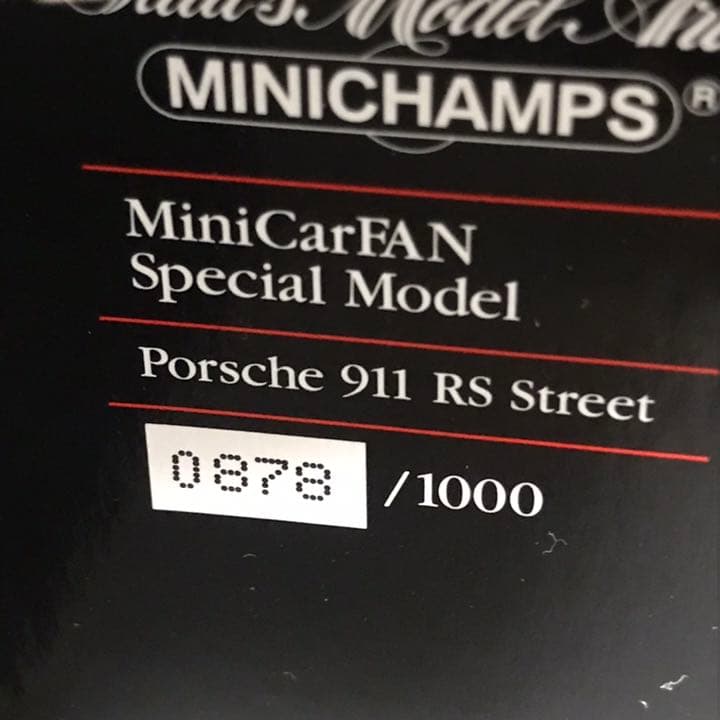 minichamps★ポルシェ911★ミニカーファン別注セット