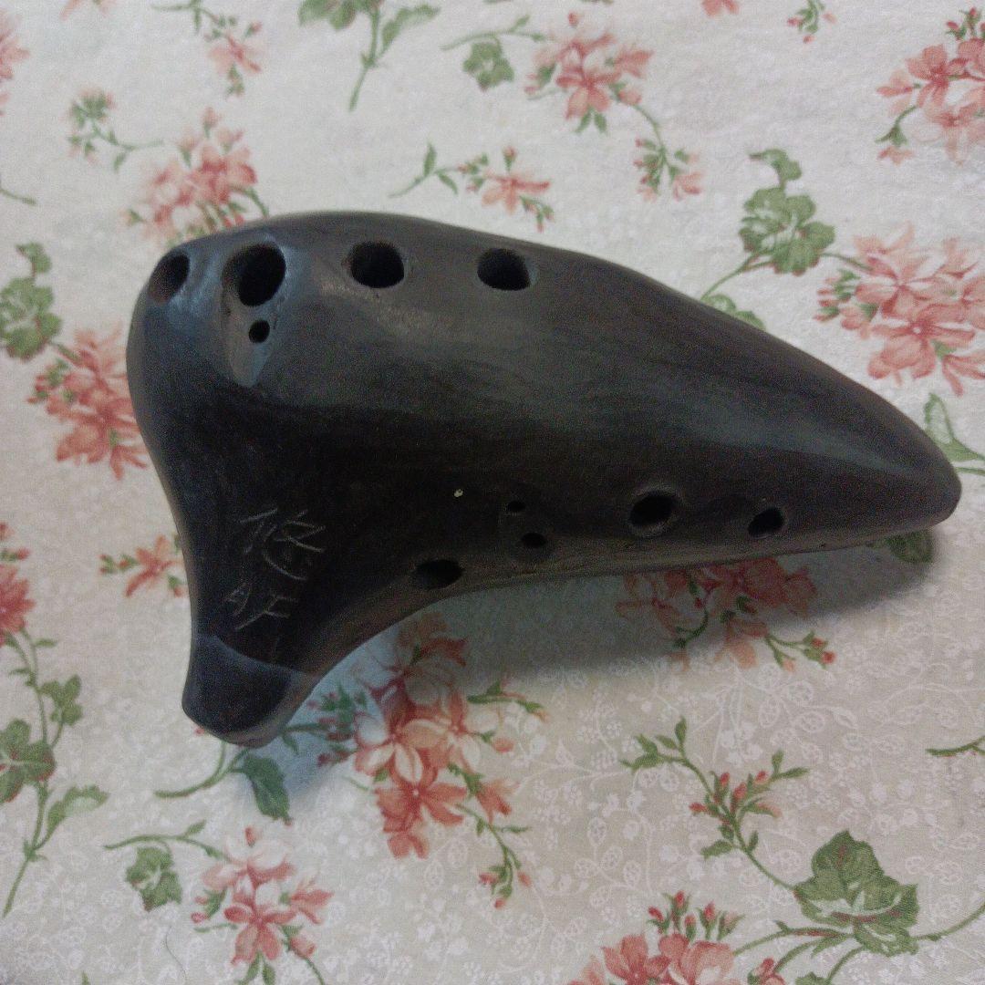 オカリナ工房福朗 AF管 はるか 悠 黒陶 未使用品 初窯 タイムセール3H